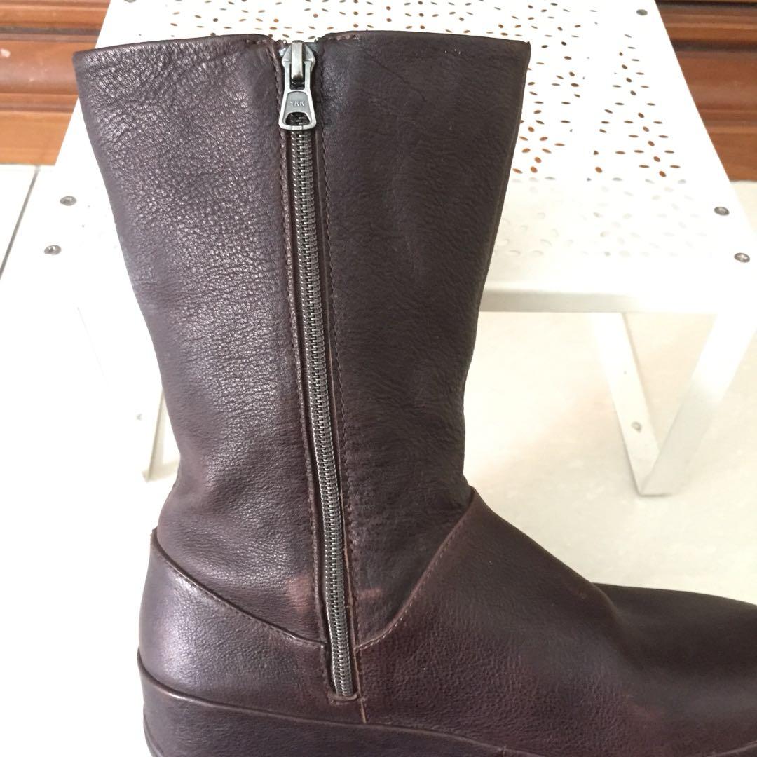 FITFLOP ORIGINAL JOPLIN BOOTS, Fesyen Wanita, Sepatu di Carousell