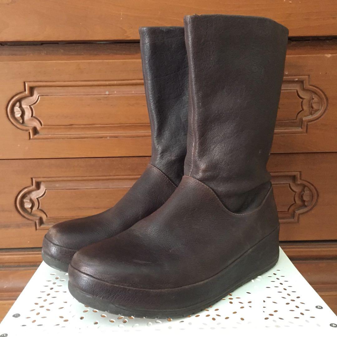 FITFLOP ORIGINAL JOPLIN BOOTS, Fesyen Wanita, Sepatu di Carousell