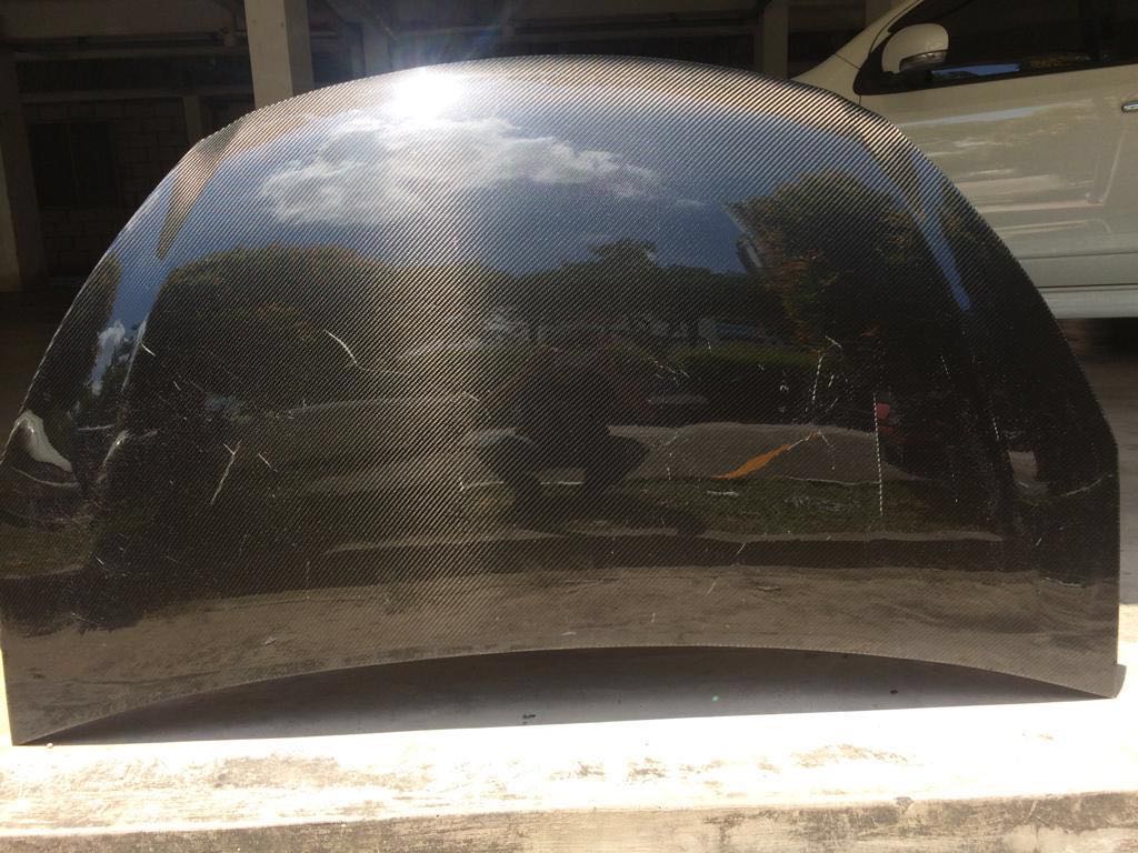 Full Carbon Fibre Hood For Myvi Lagi Best Auto Accessories On Carousell