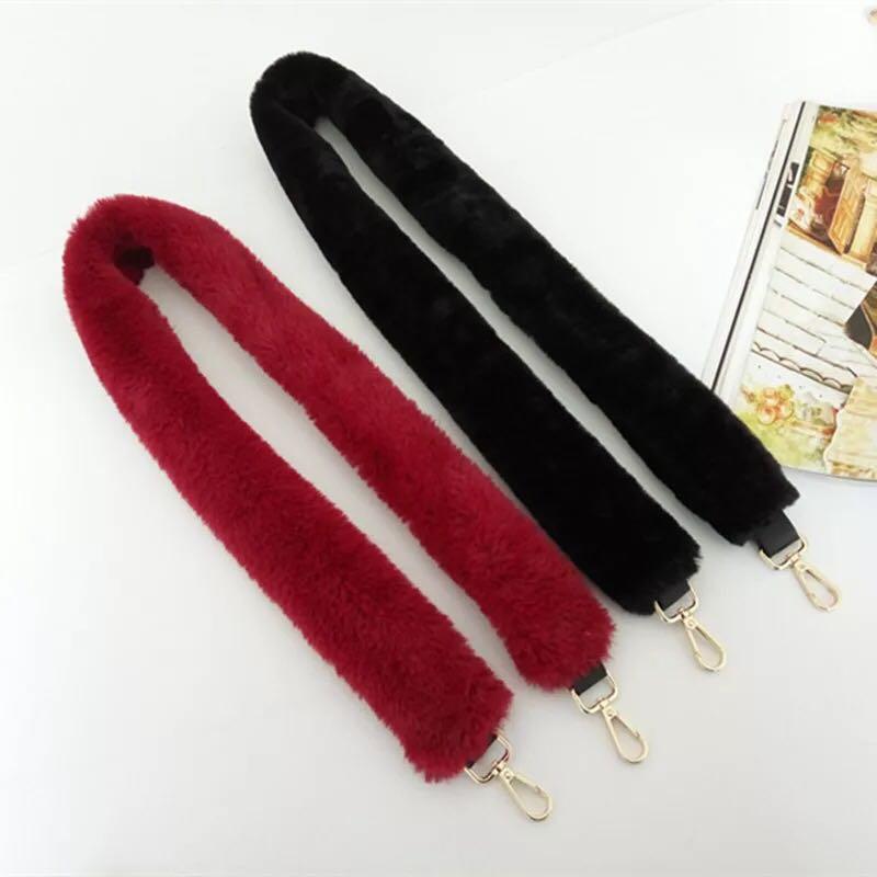 Fur bag strap cheap