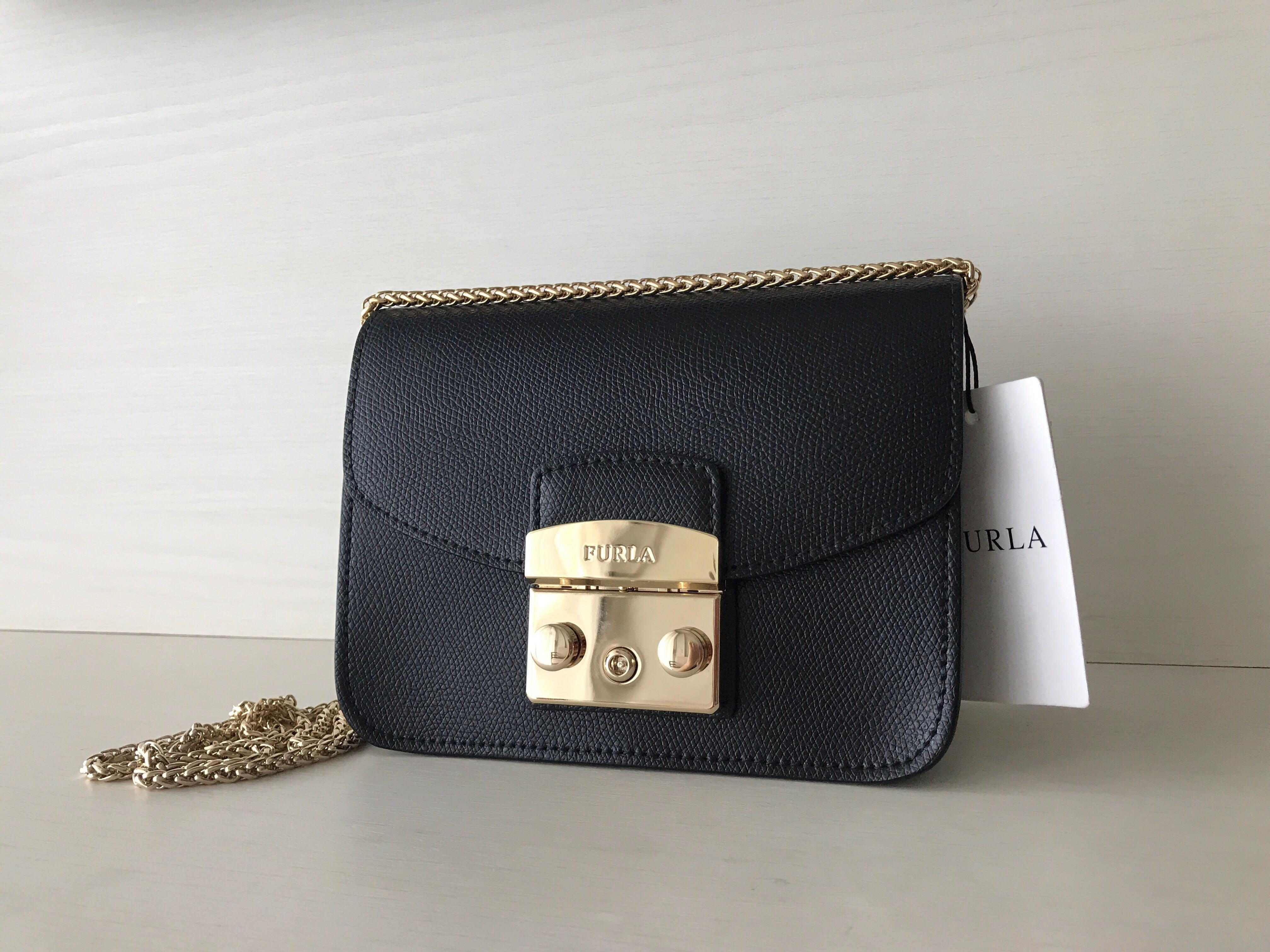 Furla metropolis body best sale onyx