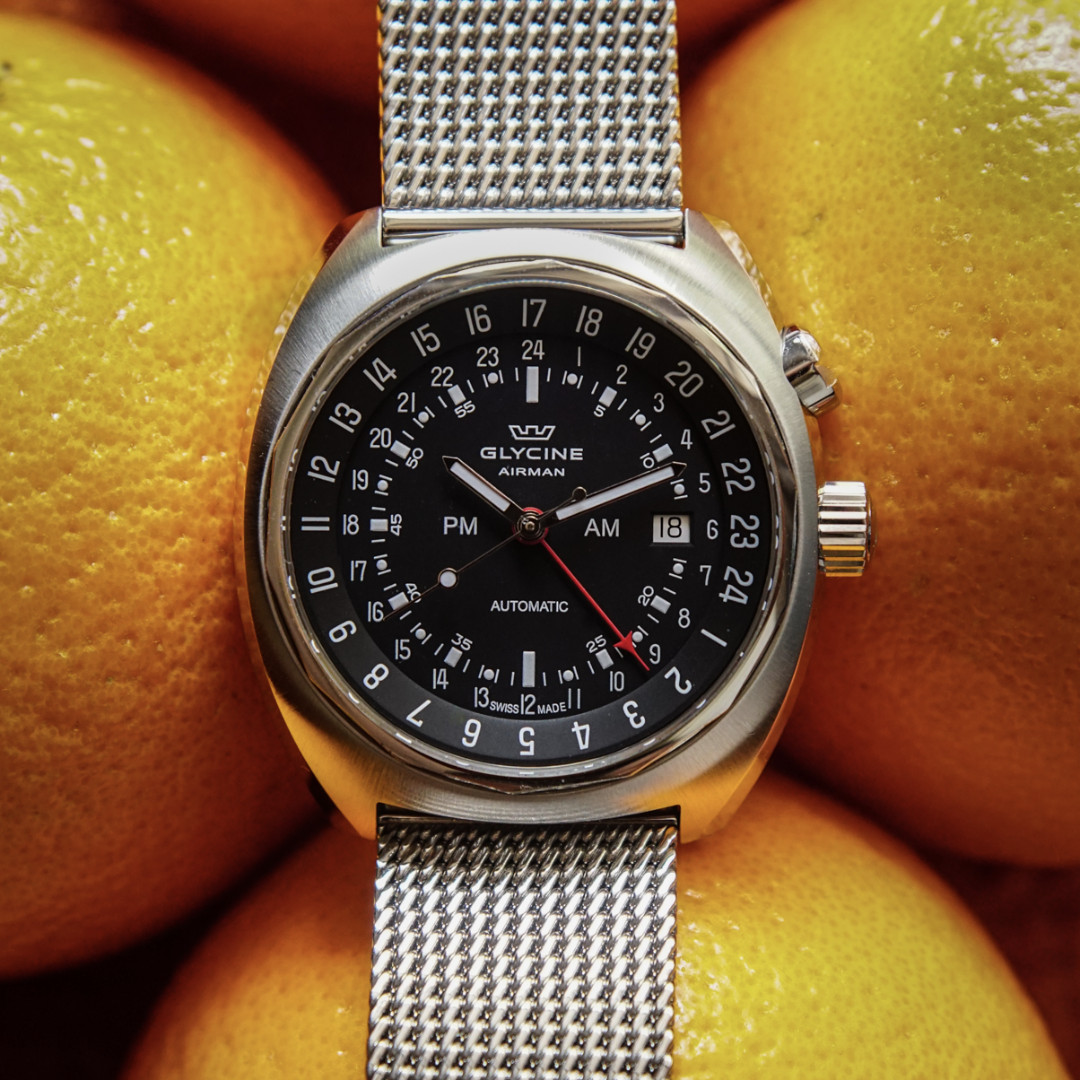 Glycine airman sst12 automatic watch review on sale