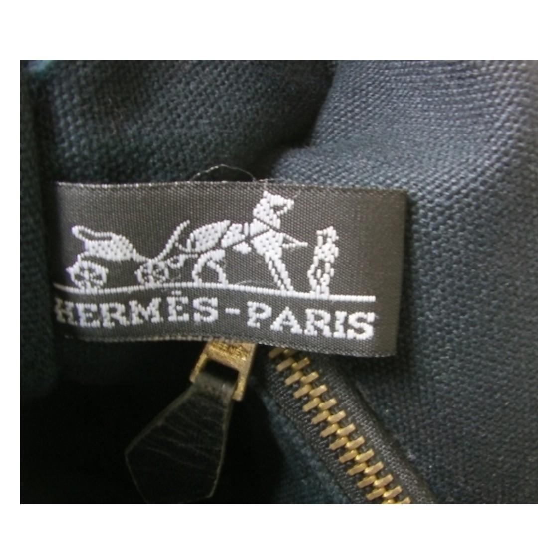 Original Hermes FOURRE Tout (Category: Luxury Bags & Wallets) located in Manila. Submitted by mindplanets (Listing ID 189958174, Image 2). Description: authentic-- supposedly platinum-palladium alloy rivets version--non magnetic-- made in france label.