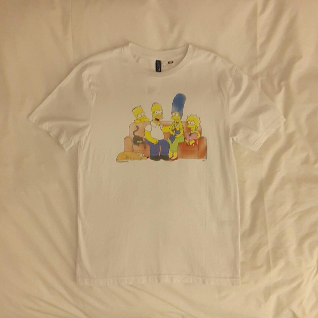Simpsons t shirt h&m discount
