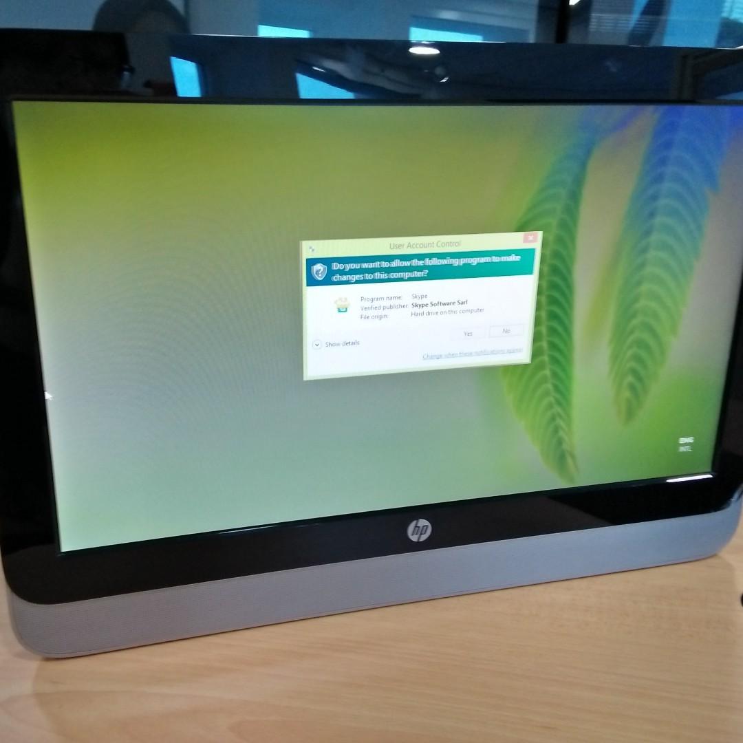Hp 18 All In One Pc Electronics Computers Desktops On Carousell