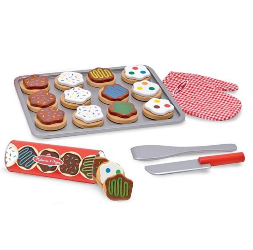 Melissa & Doug WOODEN CUPCAKE SET PLAY FOOD Role Play/Toy/Gift Toddler/Child BN 