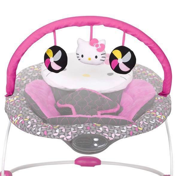 In-Stock) Baby Trend Hello Kitty Bouncer, Pinwheel (Brand New