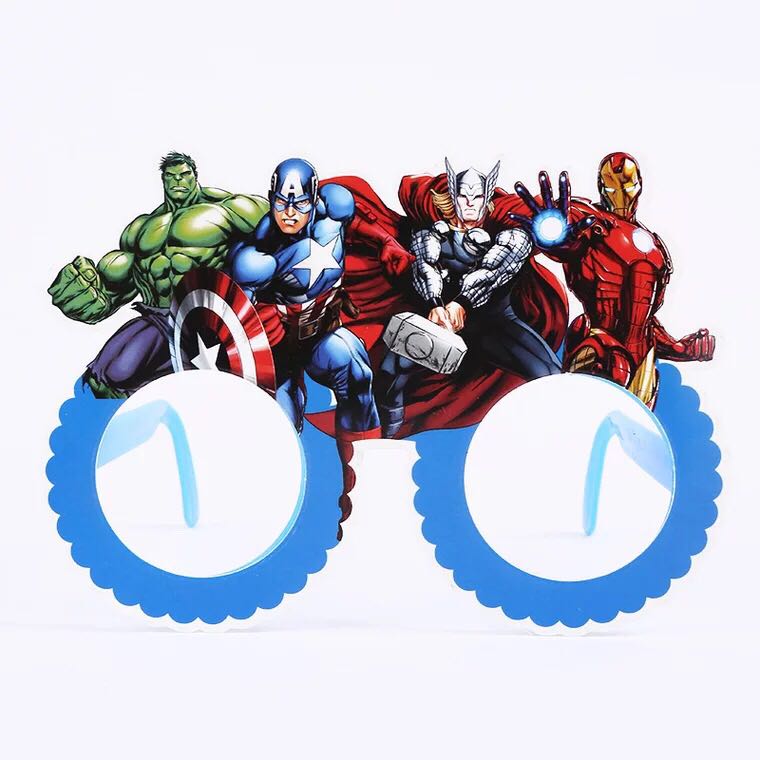 Kids Birthday Party Boy Avengers Goggle Photo Prop Design Craft Others On Carousell
