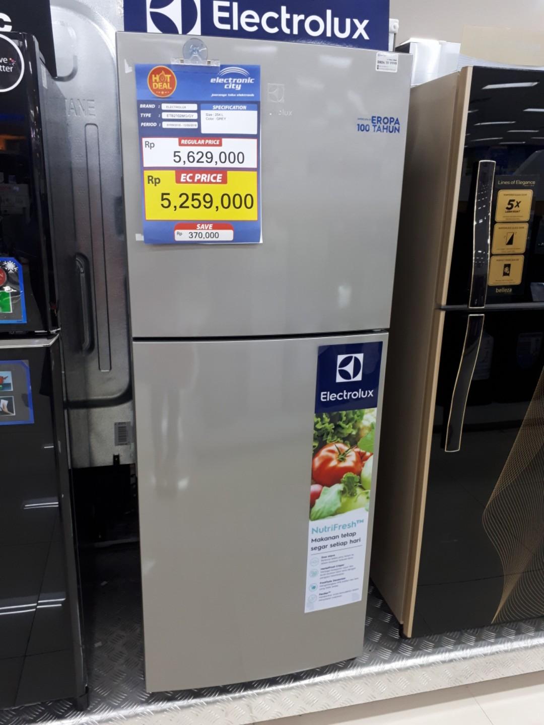 Kulkas Electrolux 2 Pintu Murah Kredit 3 Menit Elektronik