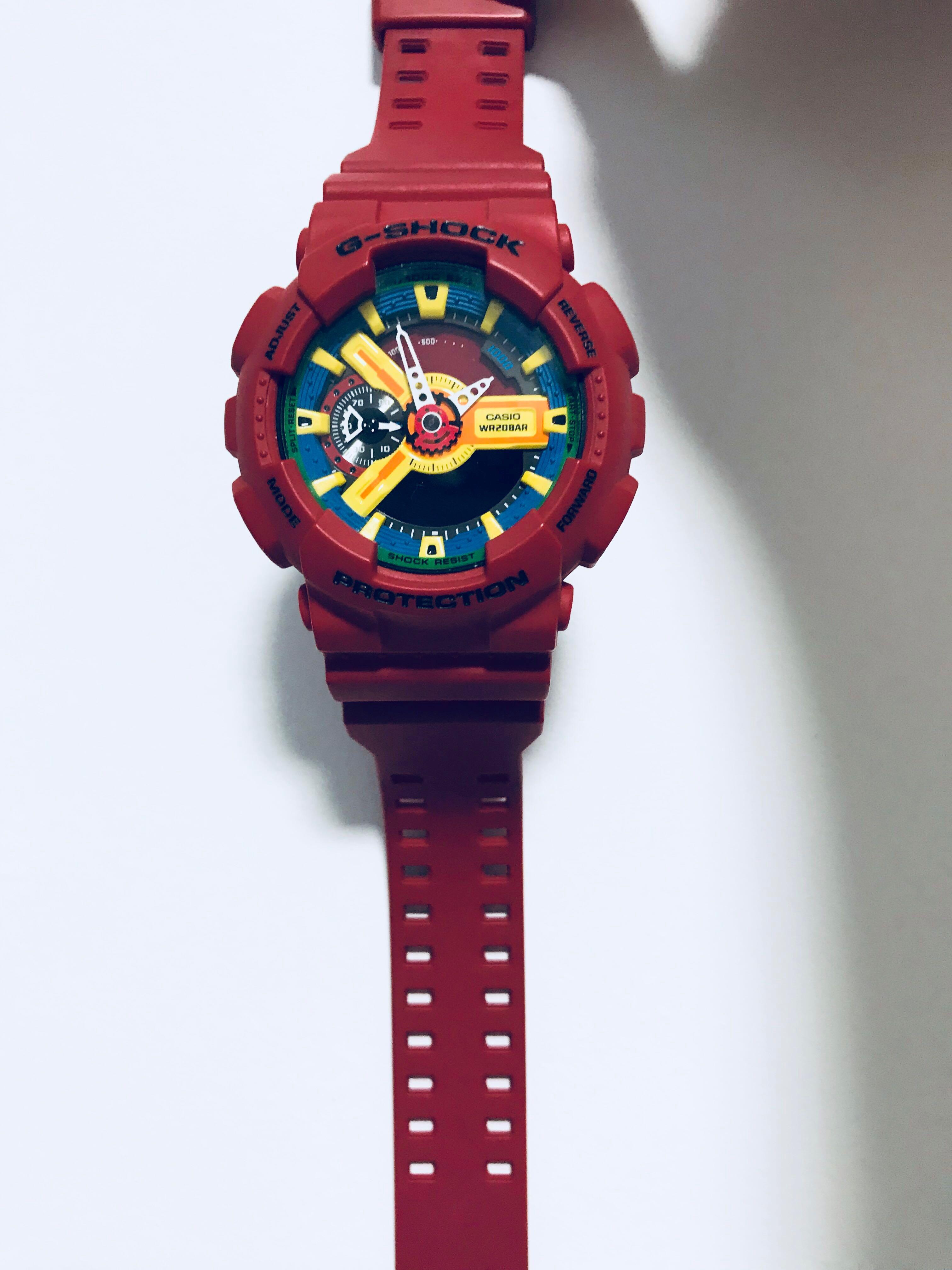 Casio matte red cheap