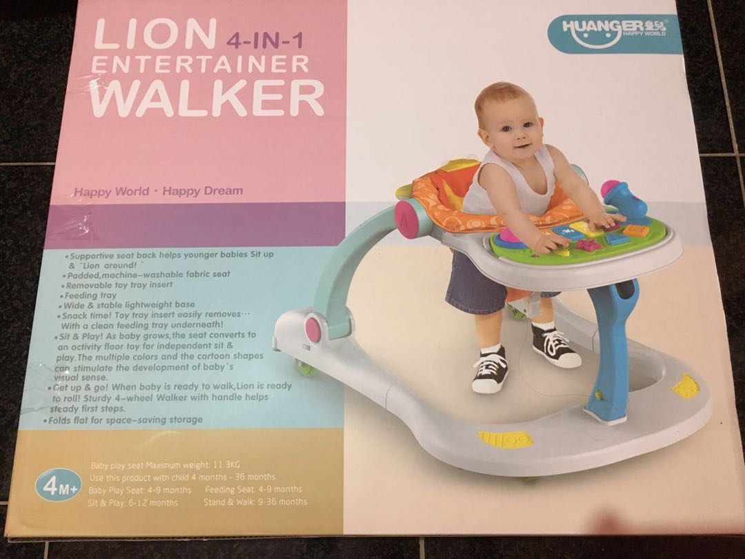 baby walker lion 4 in 1
