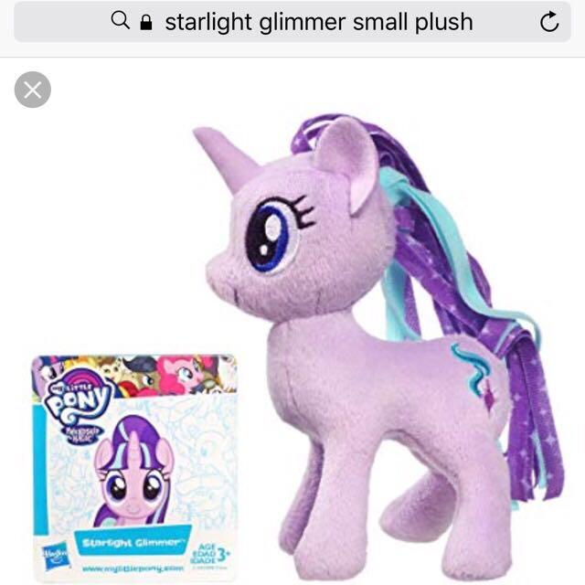 Mlp starlight hot sale glimmer plush