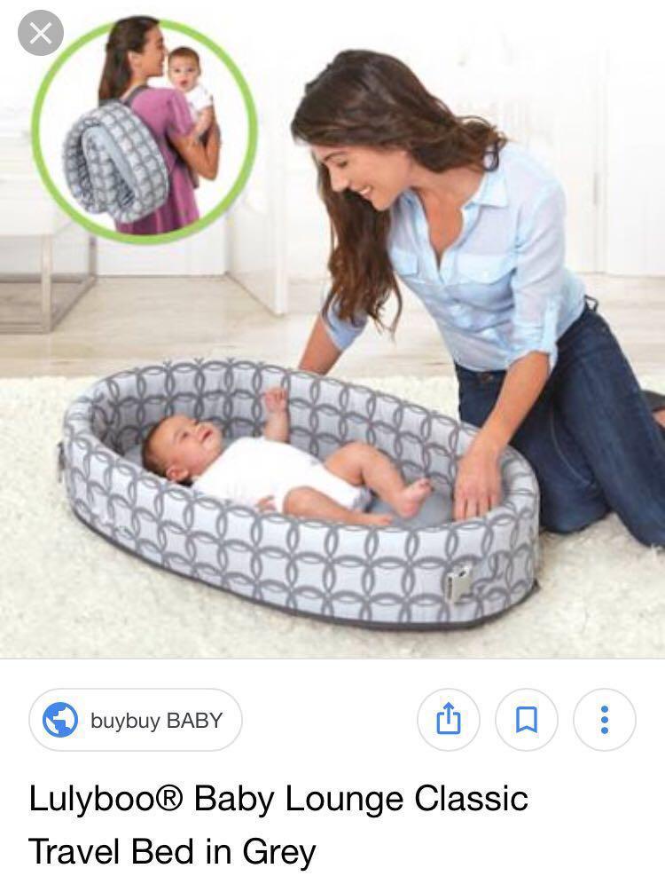 lulyboo baby lounge to go