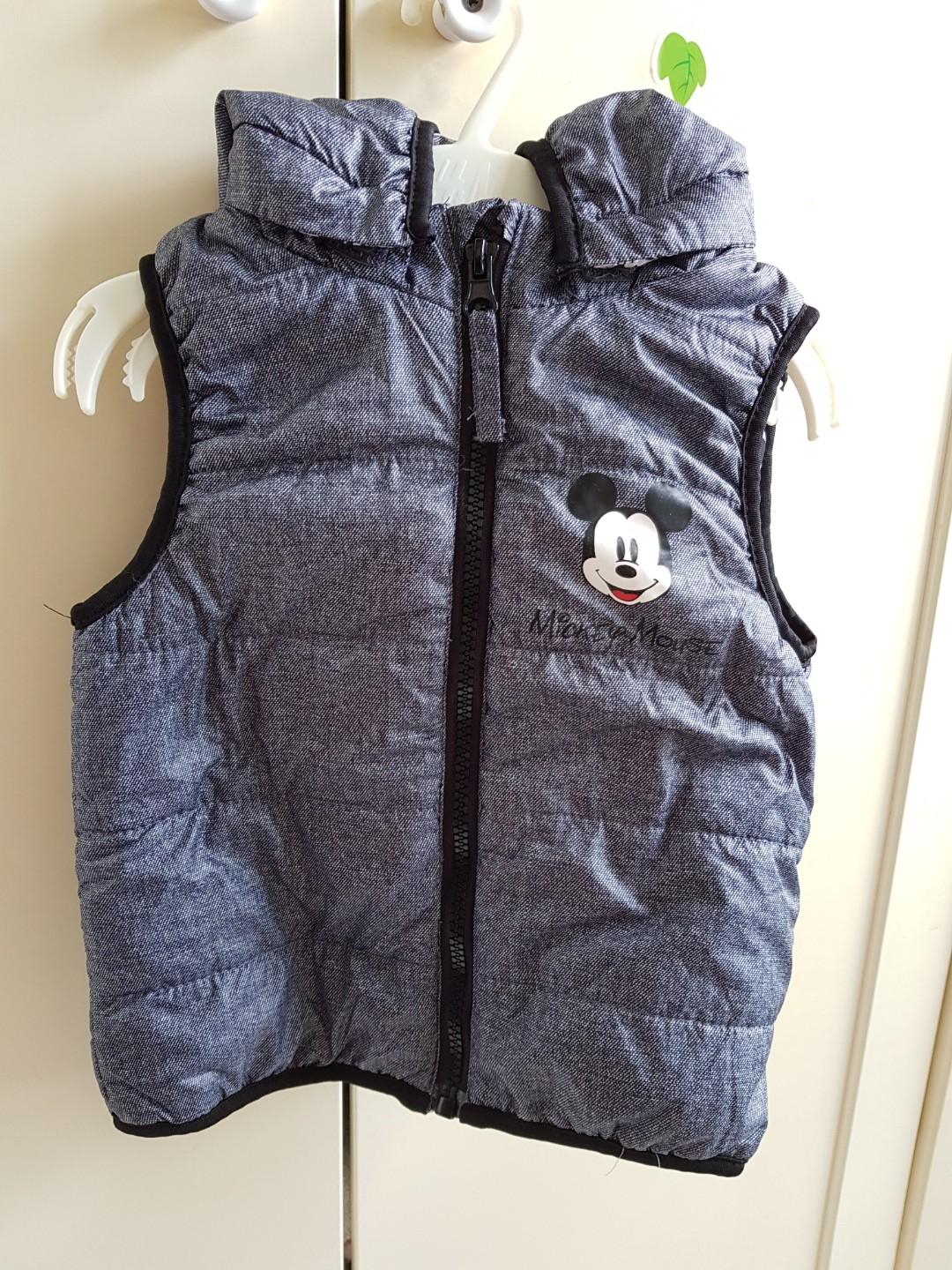 Mickey Mouse Winter Jacket Babies Kids Boys Apparel 1 To 3 Years On Carousell
