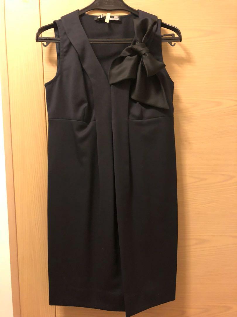 moschino little black dress