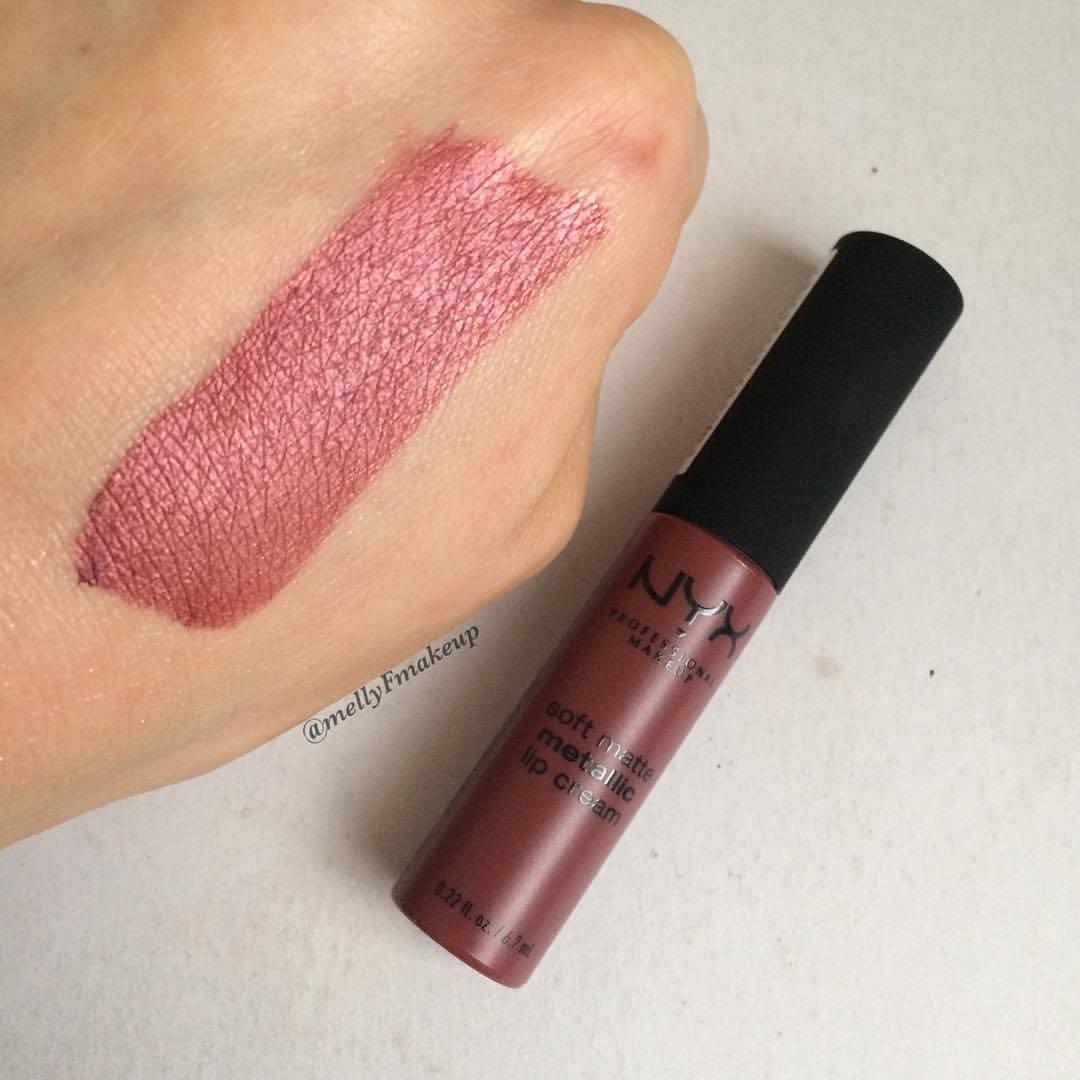 Nyx Soft Matte Metallic Lip Cream Health Beauty Makeup On Carousell