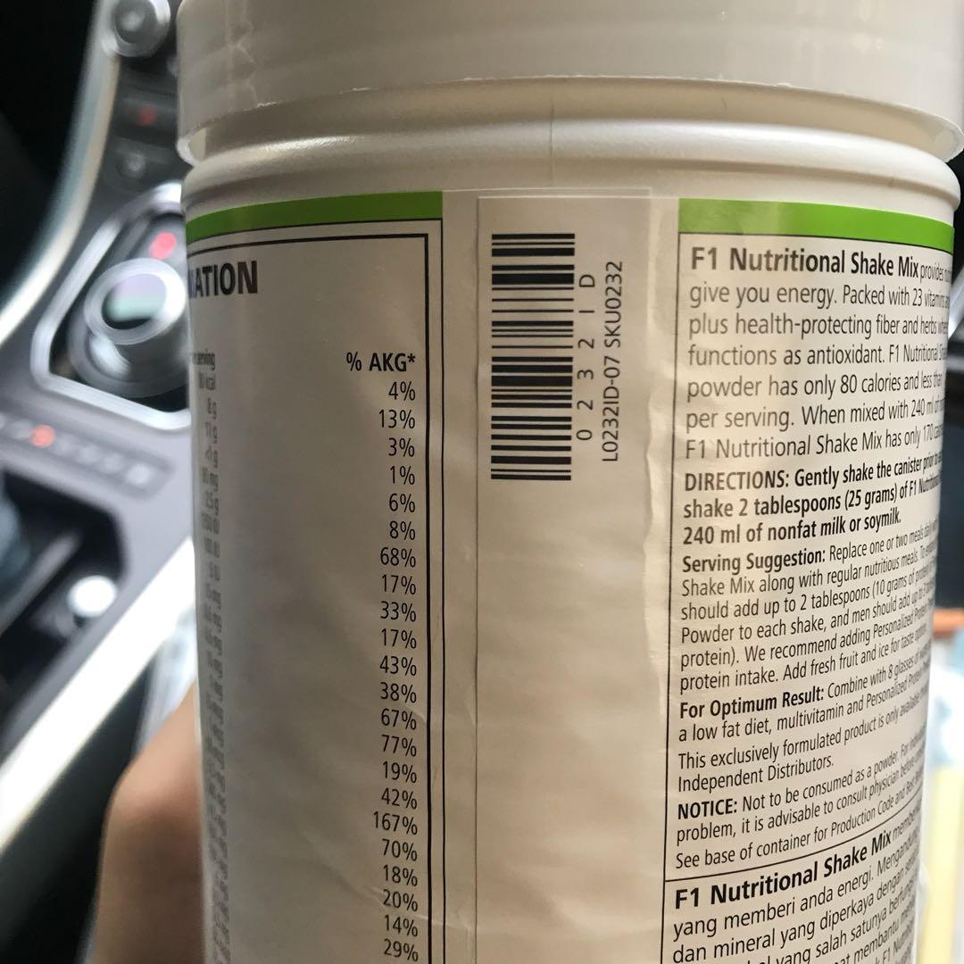 PAKET HERBALIFE Nutritional Shake Mix berry + Protein Powder