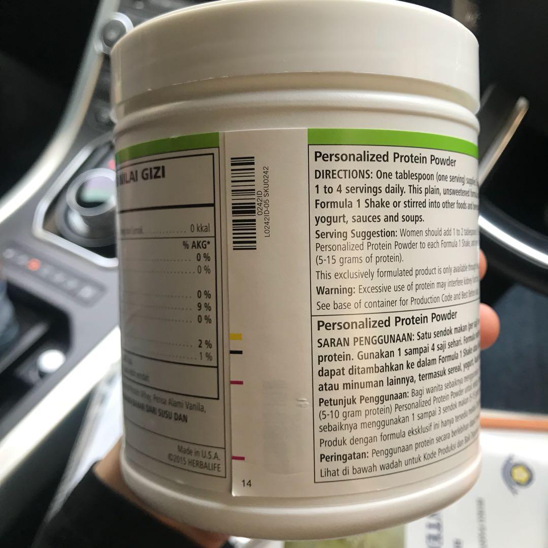 PAKET HERBALIFE Nutritional Shake Mix berry + Protein Powder