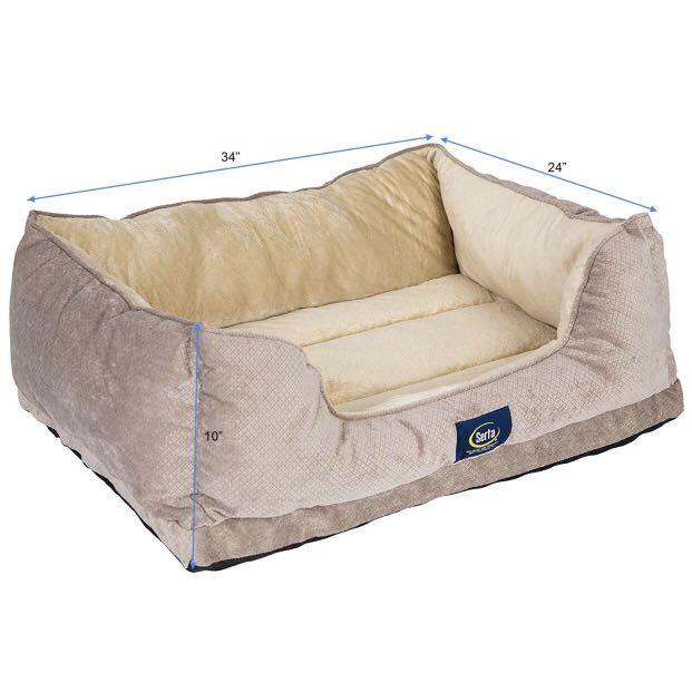 Serta Ortho Cuddler Bed Dog Bed, Pet Supplies, Homes & Other Pet