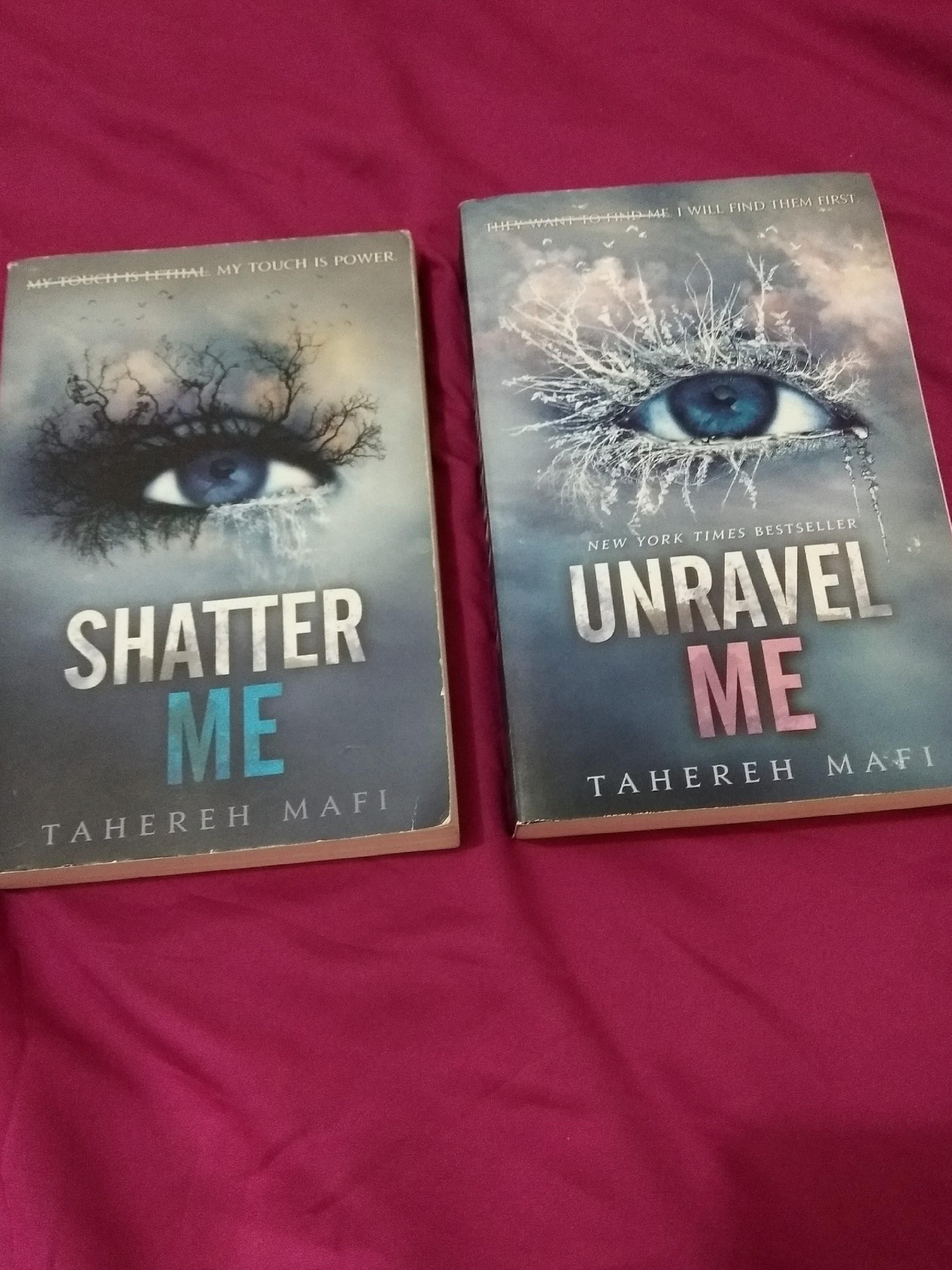 Shatter Me Unravel Me Books Stationery Books On Carousell