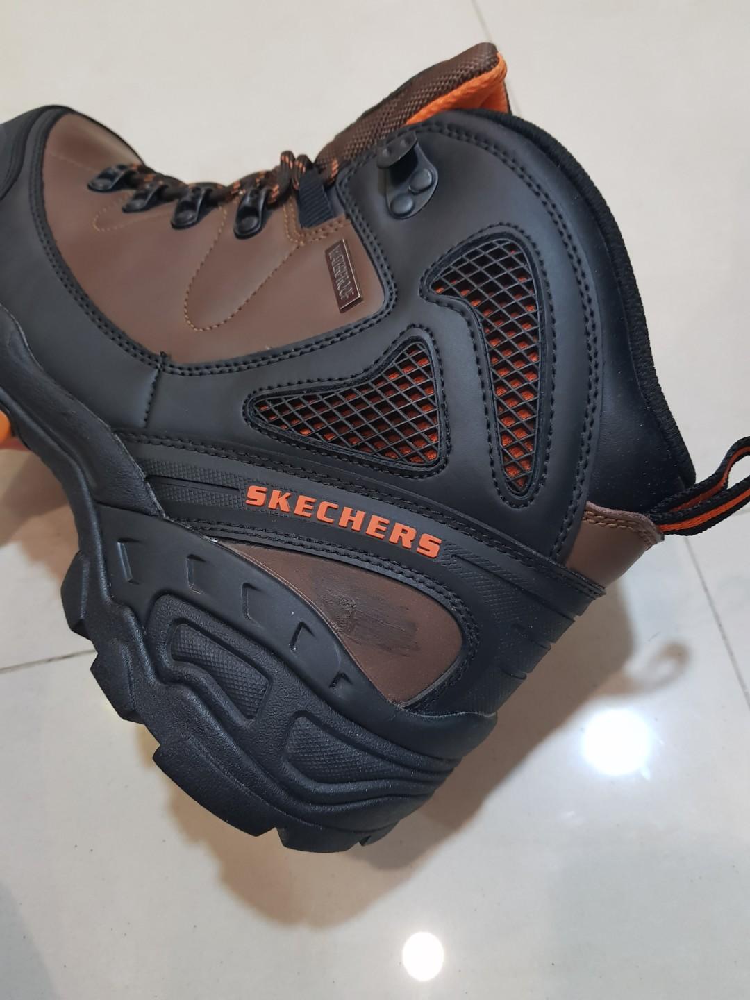 Skechers safety shoes/ steel toe (discounted to $80), Men's Fashion ...