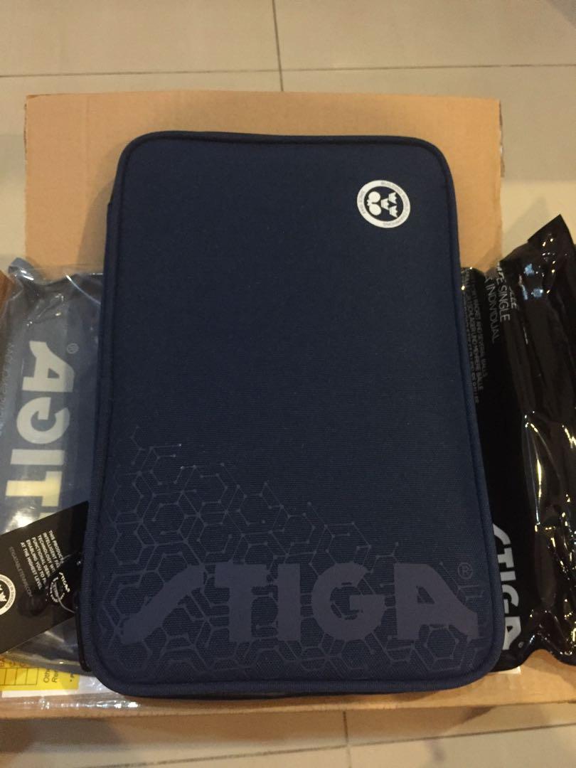 STIGA Hexagonal Single Table Tennis Racket Case, Sports Equipment