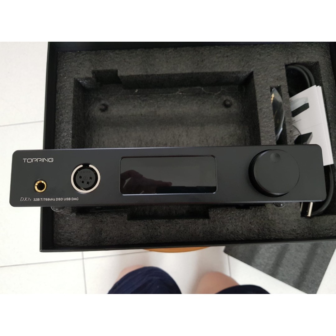 Topping DX7s Balanced DAC/Amp in Black, Audio, Other Audio Equipment on ...