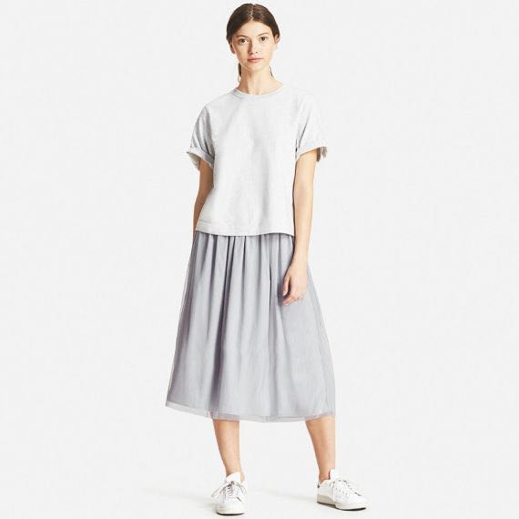 Tulle online skirt uniqlo