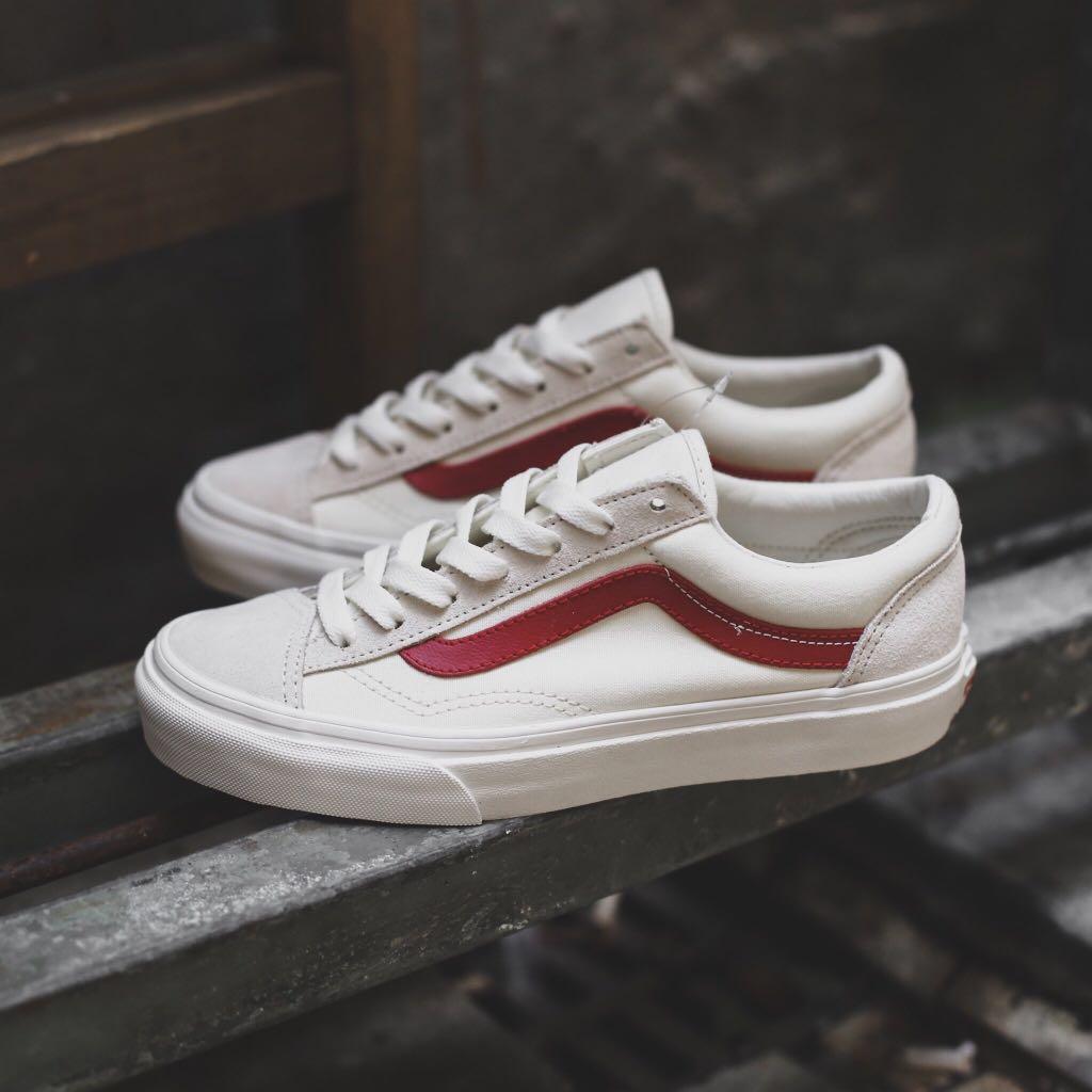 vans style 36 red