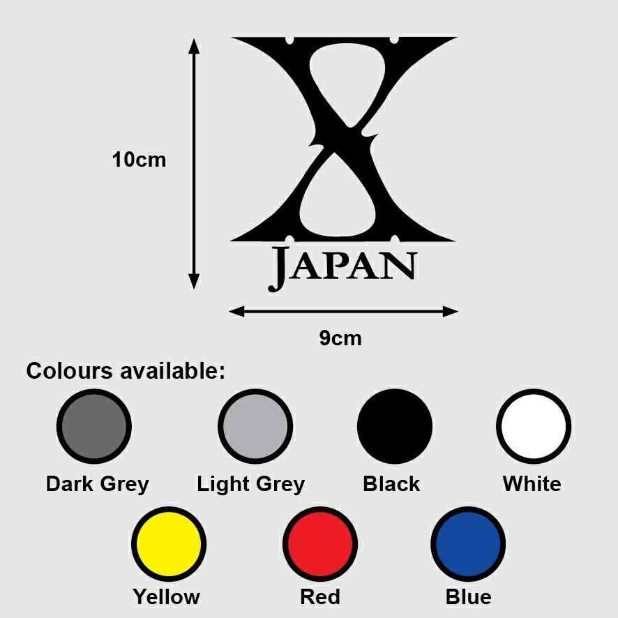 X Japan Logo Premium Vinyl Sticker Decal Jrock Hide Toshi Visual Kei We Are X Hobbies Toys Stationery Craft Art Prints On Carousell