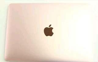Mac apple laptop pink