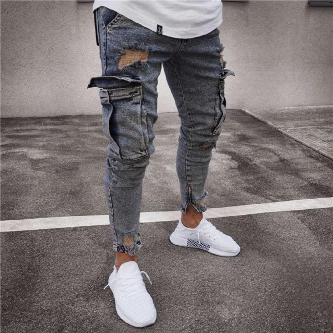 side pocket jeans mens