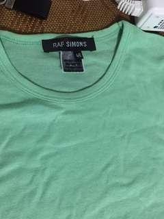 RAF simons 草綠色質感上衣