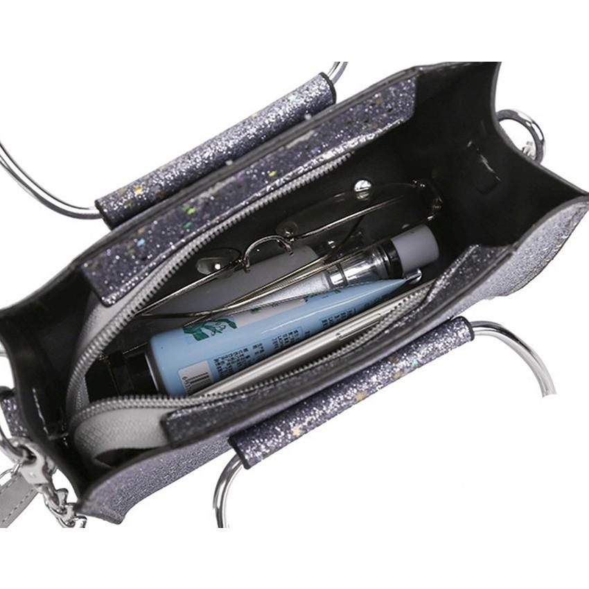 Pos Ready Stock Glitter Mw 2 In 1 Sling Bag Shoulder Handbag Sling Beg Tangan Women S Fashion Bags Wallets On Carousell