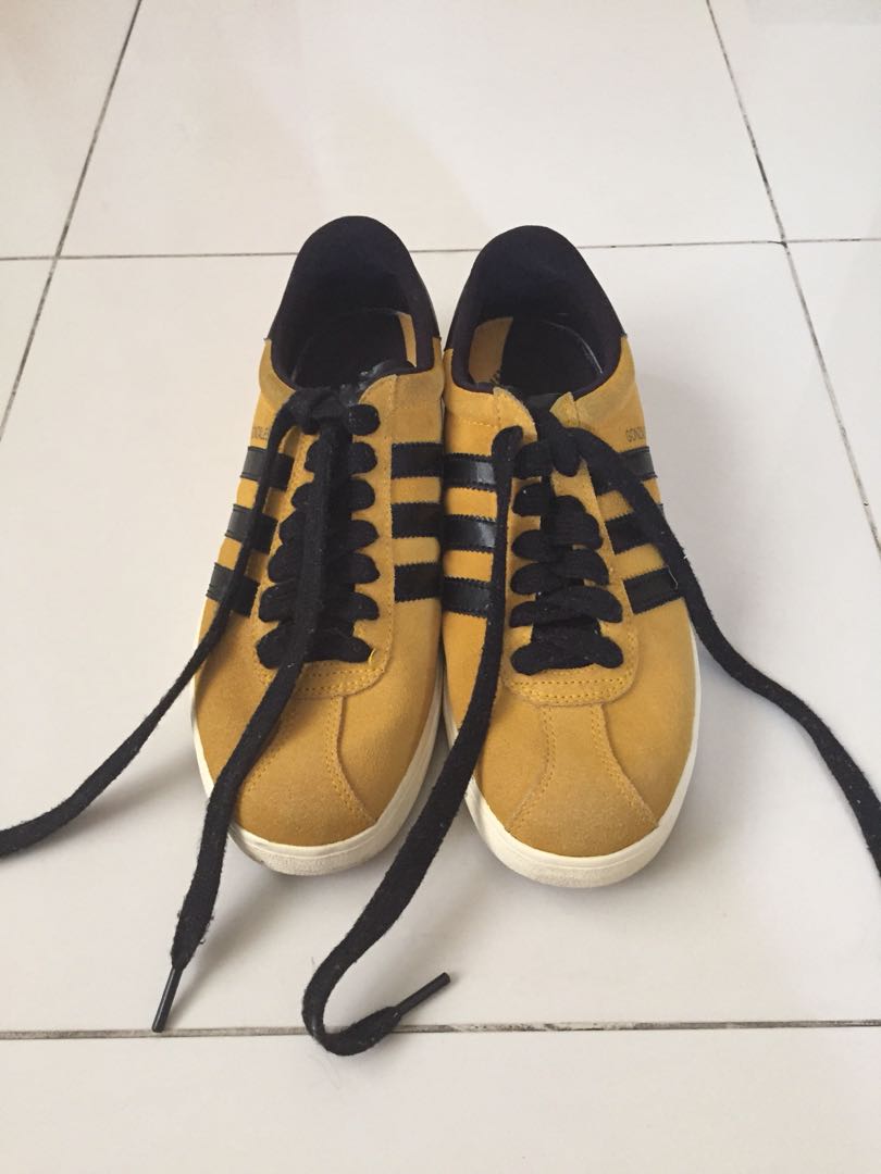 mustard yellow adidas shoes