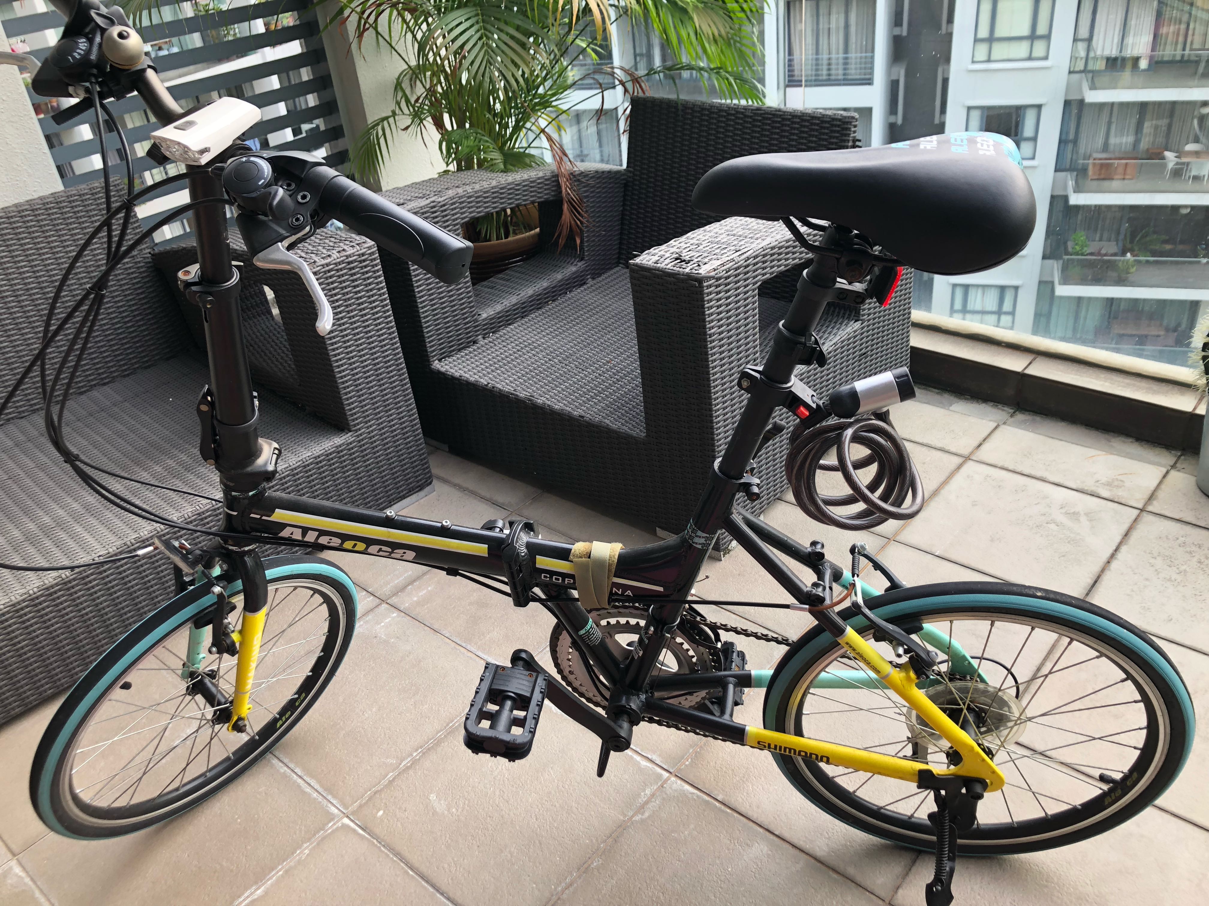Aleoca folding sale bike 20