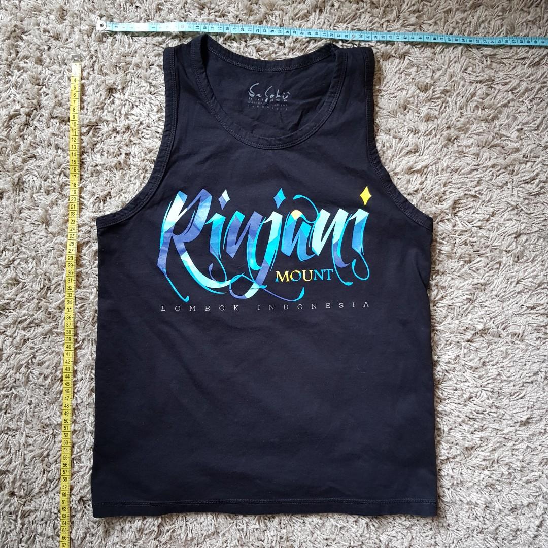 Assorted Singlets (Category: Tshirts & Polo Shirts) located in Singapore. Submitted by grabquick (Listing ID 190102874, Image 6). Description: Selling some singlets purchased from my trips to Thailand! Buy 1 for $8. Growing your wardrobe? Buy 2 at $15. Buy 3 at $22. Buy 4 at $28! All worn only once. Feels like a Male S. Adidas is slightly wider. -----SOLD OUT----- Nike (Red) Chest: 46cm Length: 65cm Condition: 8/10 Rinjani (Black) Chest: 46cm Len