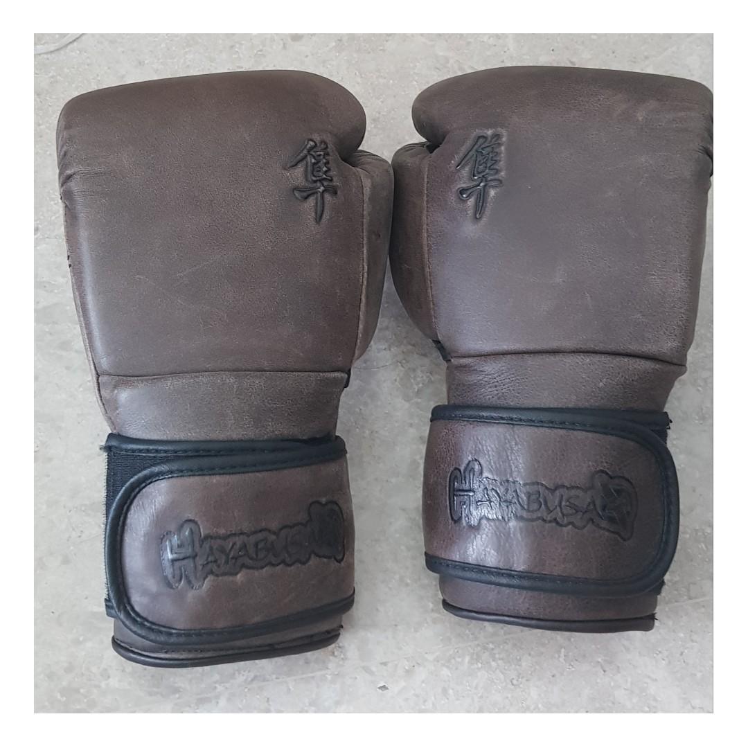 Boxing Gloves & Shin pads (Hayabusa), Sports Equipment, Sports & Games