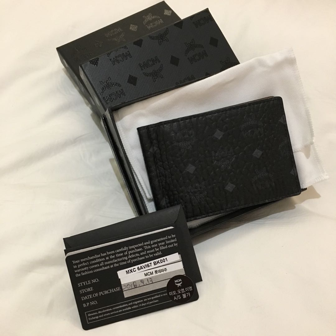 mcm men's wallet with clip