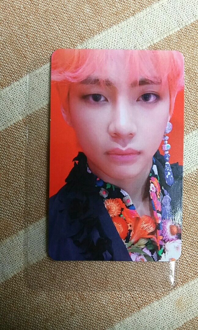 Bts Photocard V Love Yourself Answer S Ver Entertainment K