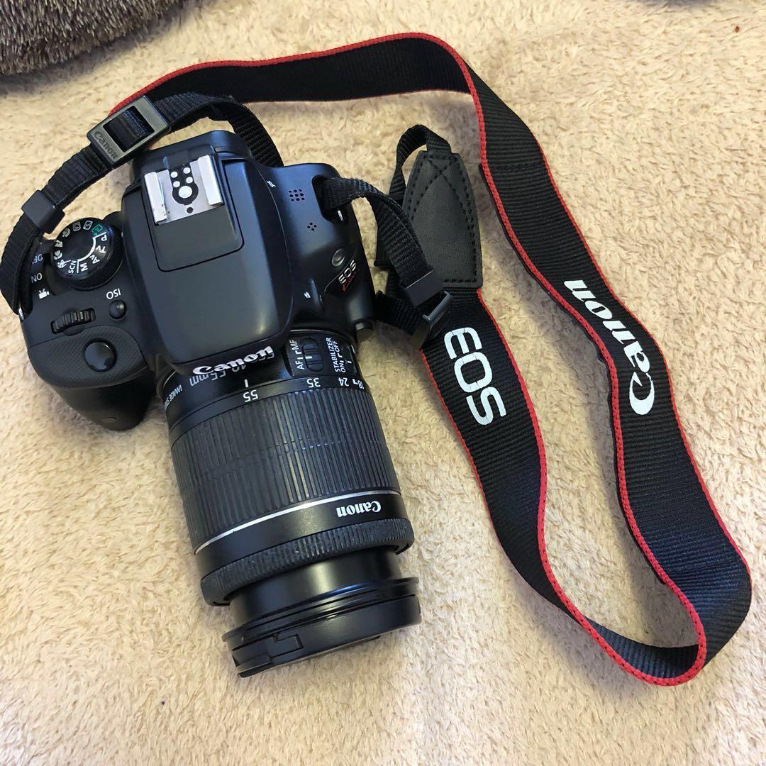 Canon EOS Kiss X7 camera bundle (Category: Cameras) located in Manila. Submitted by tindarella (Listing ID 188410402, Image 3). Description: Canon Kiss X7, top of line DSLR during the time it was bought in Japan. RFS: breakup—I don’t want things that bring back memories. Camera comes with bag and tripod. Bag brand is Benro; comes with rain cover. Camera is touch screen and battery set is included. Comes with the original box along with unopened m