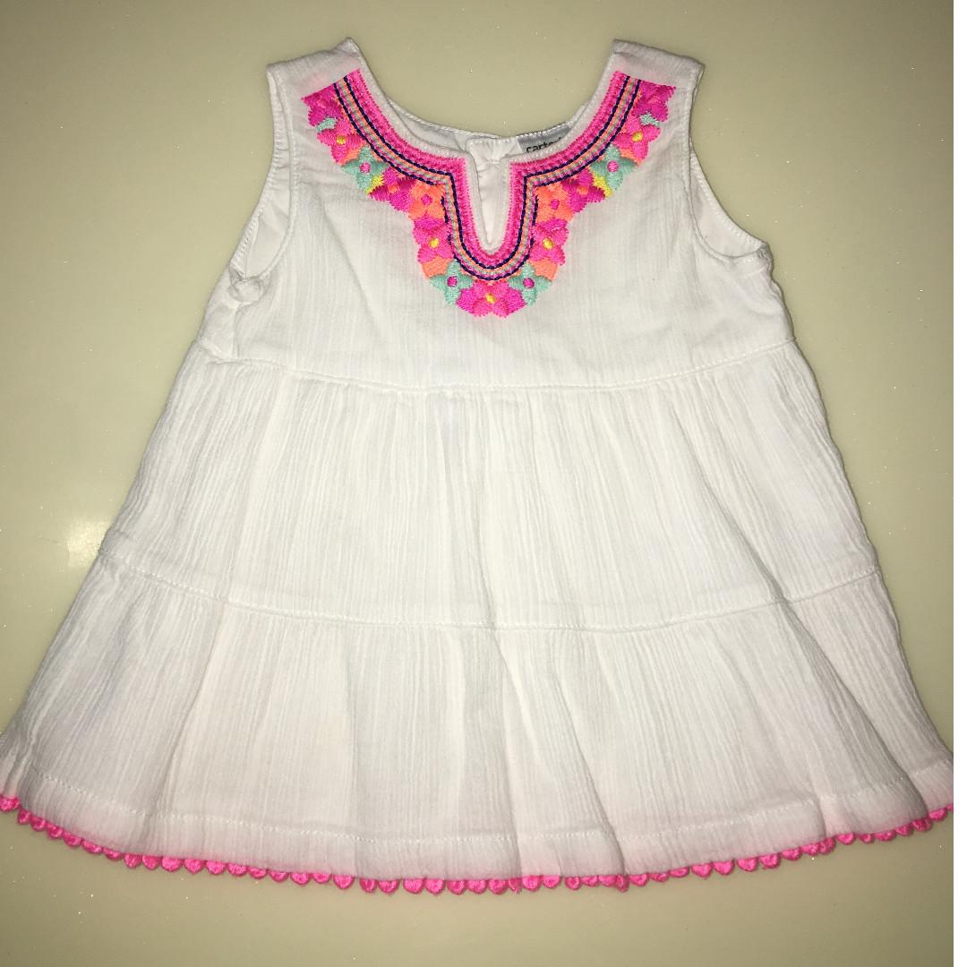 Carter S Embroidered Baby Girl Dress Babies Kids Babies Apparel On Carousell