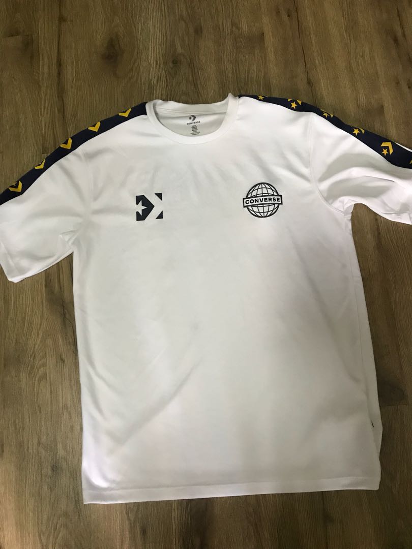 grey jersey converse