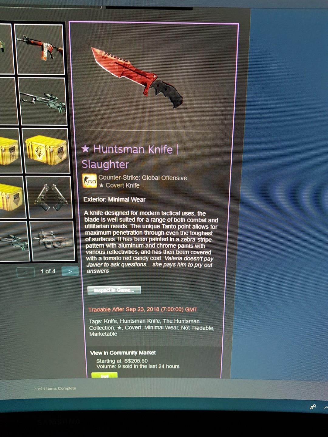 Csgo knife! Huntsman Knife Slaughter!, Video Gaming, Gaming