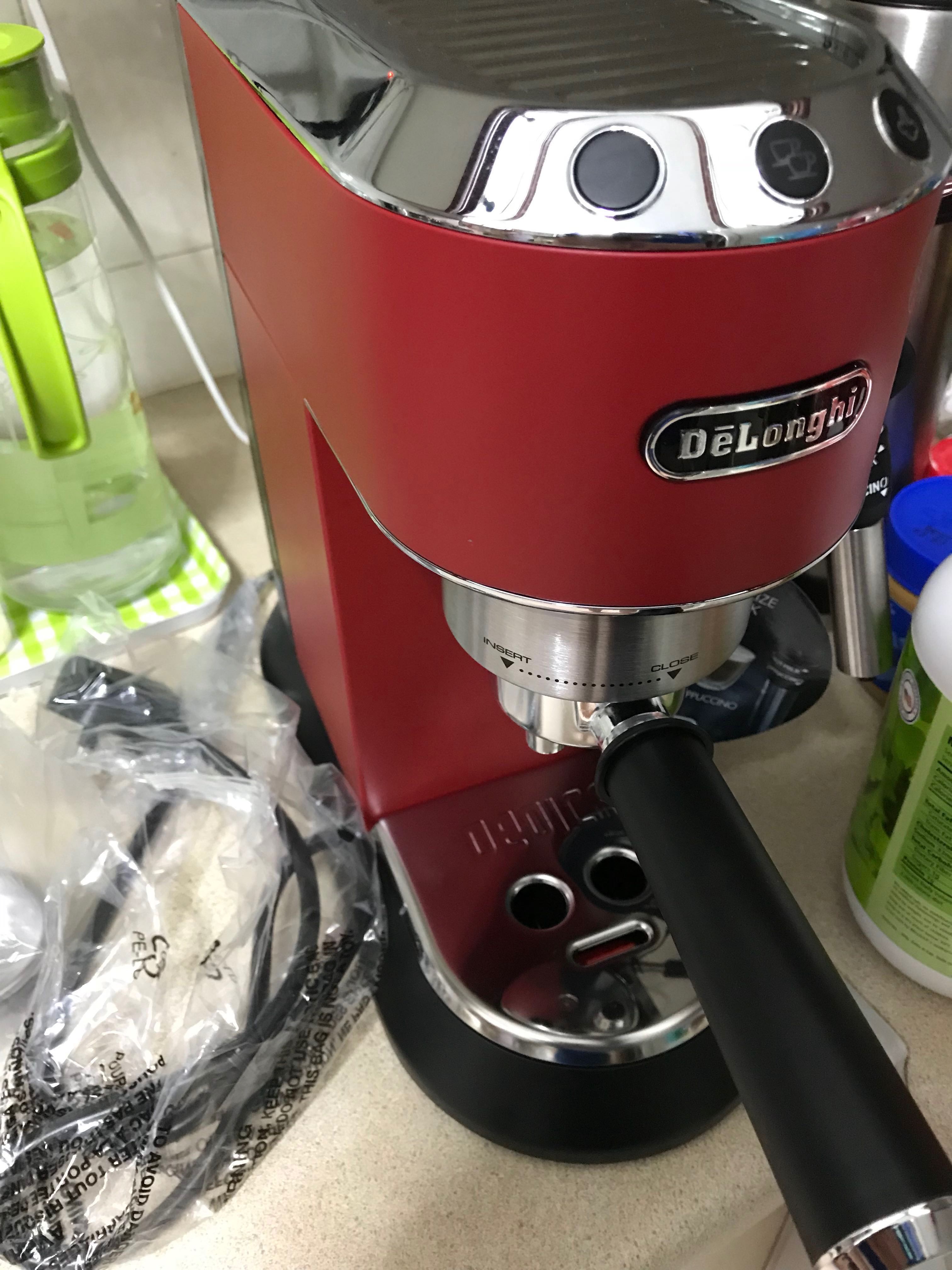 Delonghi dedica style coffee maker machine ec685 (left silver), TV