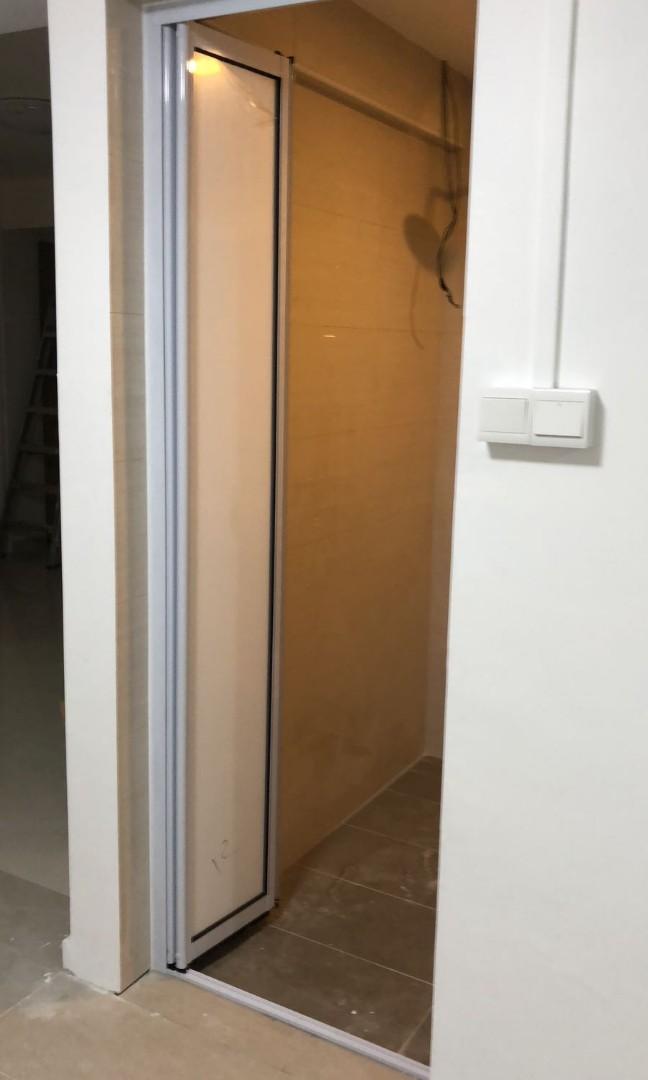 Designer Bifold Toilet Door Compare Acrylic Panel Door Furniture