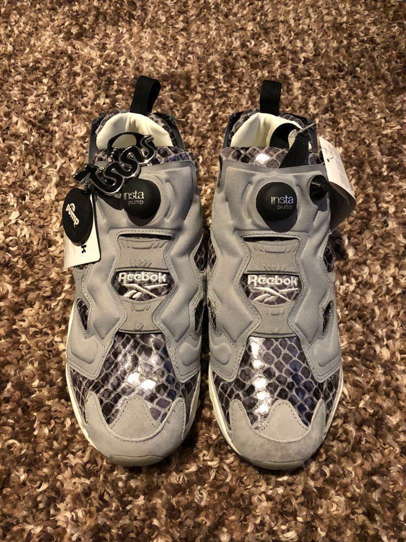 reebok snake print