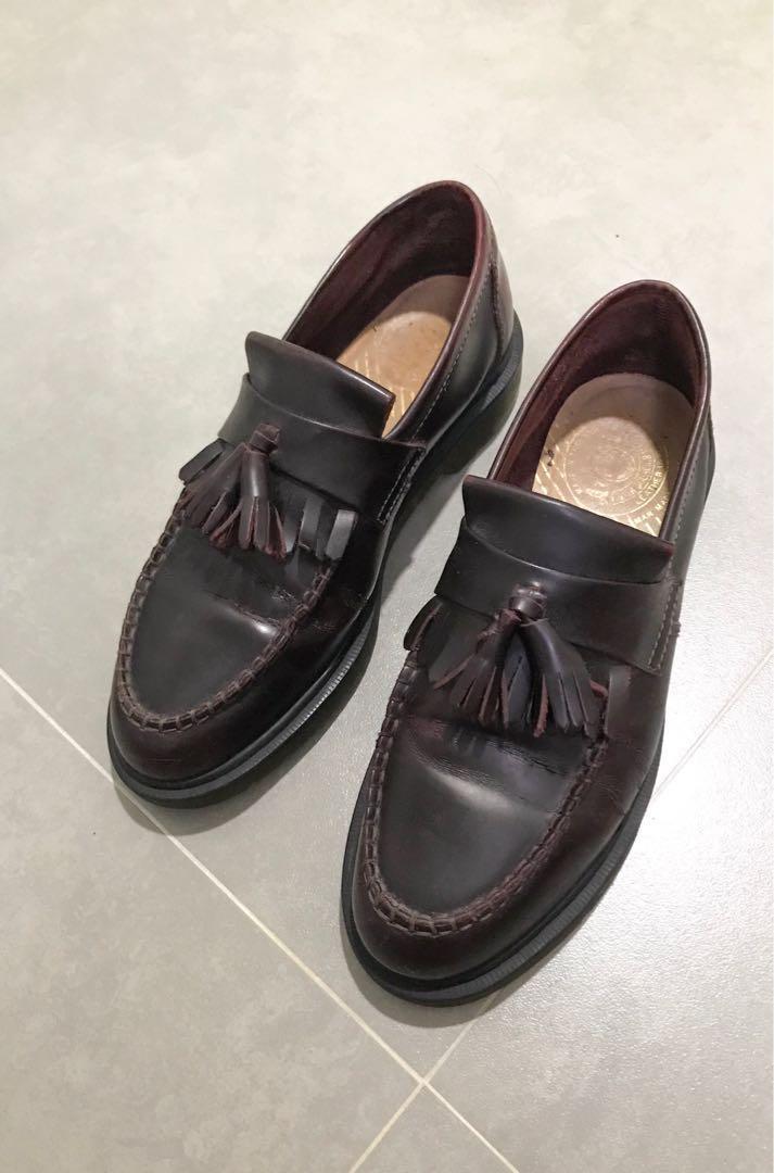 adrian tassel loafer burgundy