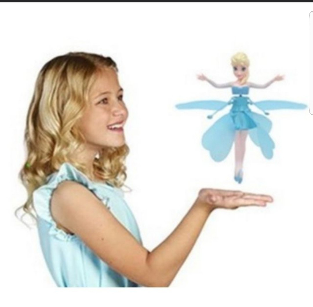 flying elsa fairy doll