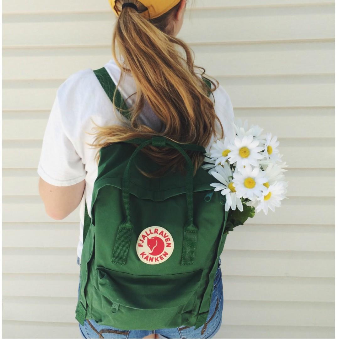 fjallraven kanken leaf green